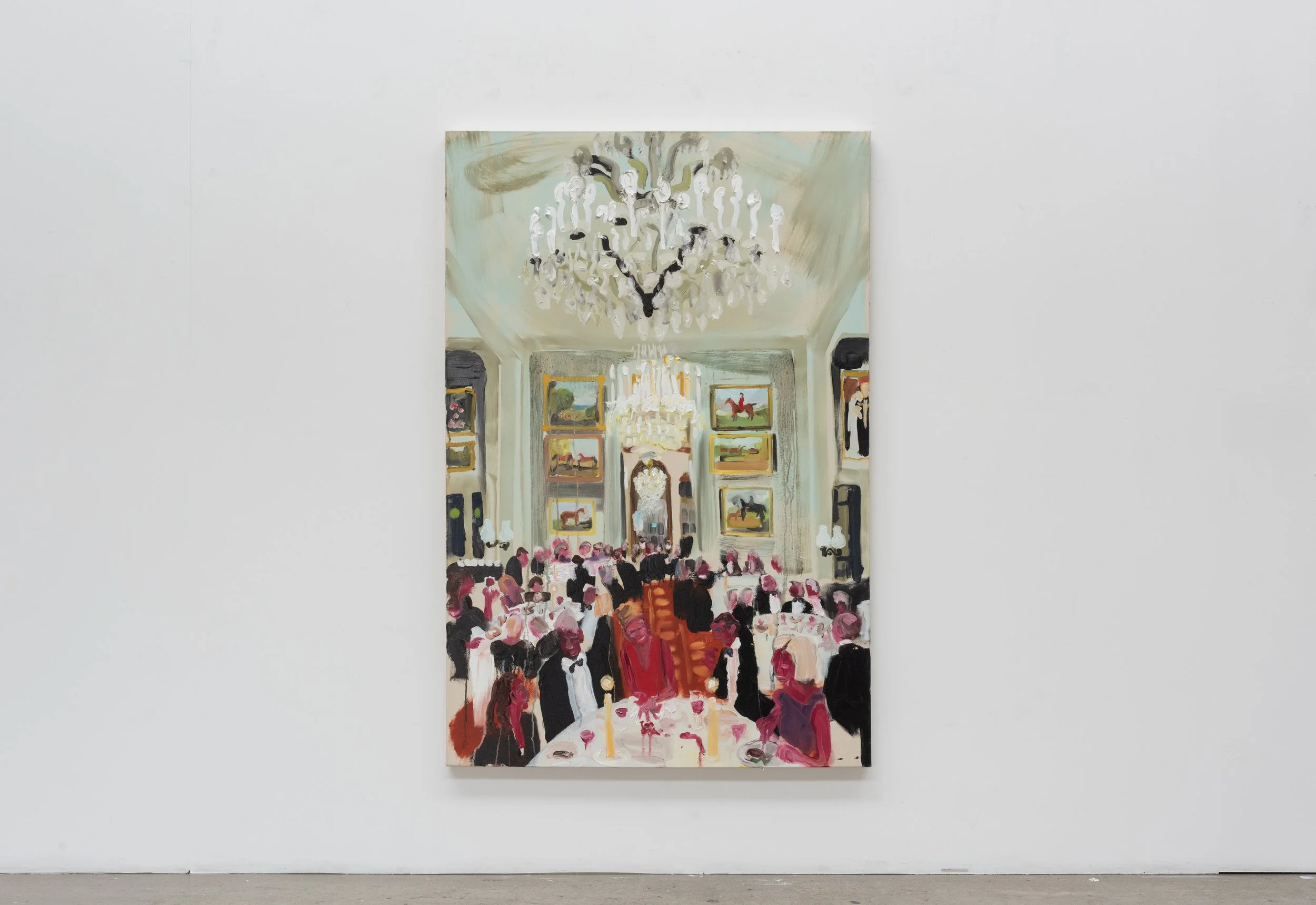 Boomers At Boodle's, 2026. 150 x 100cm. Oil on canvas.