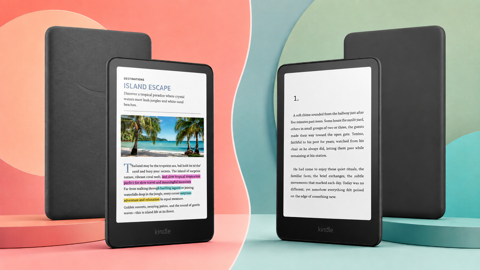 Kindle Paperwhite vs Kindle Colorsoft: quale scegliere per leggere meglio?