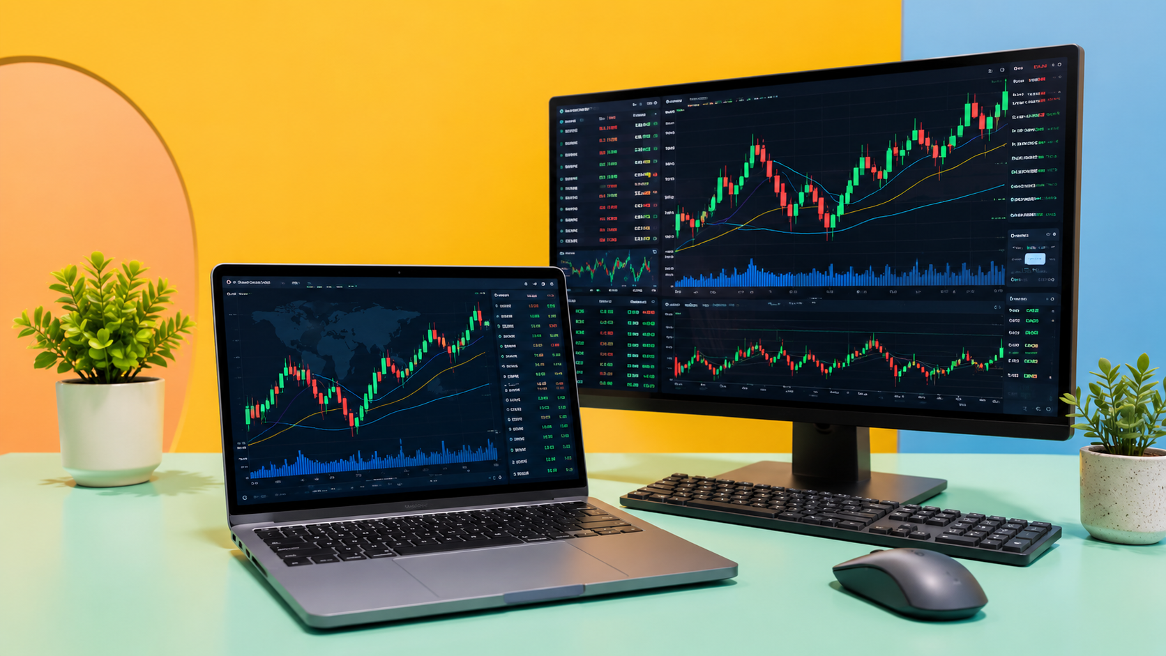 Migliori monitor per trading: spazio, nitidezza e setup giusto