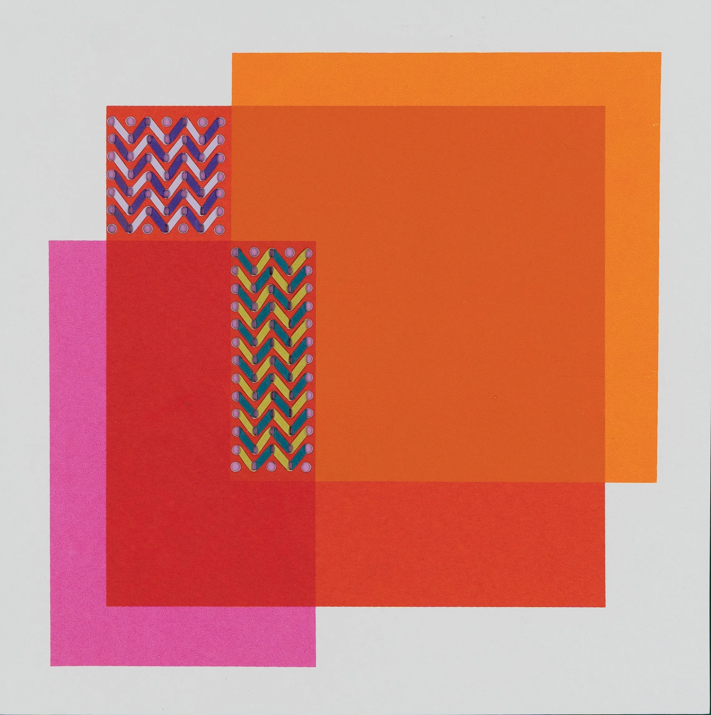 Bloom Series Woven Screenprint