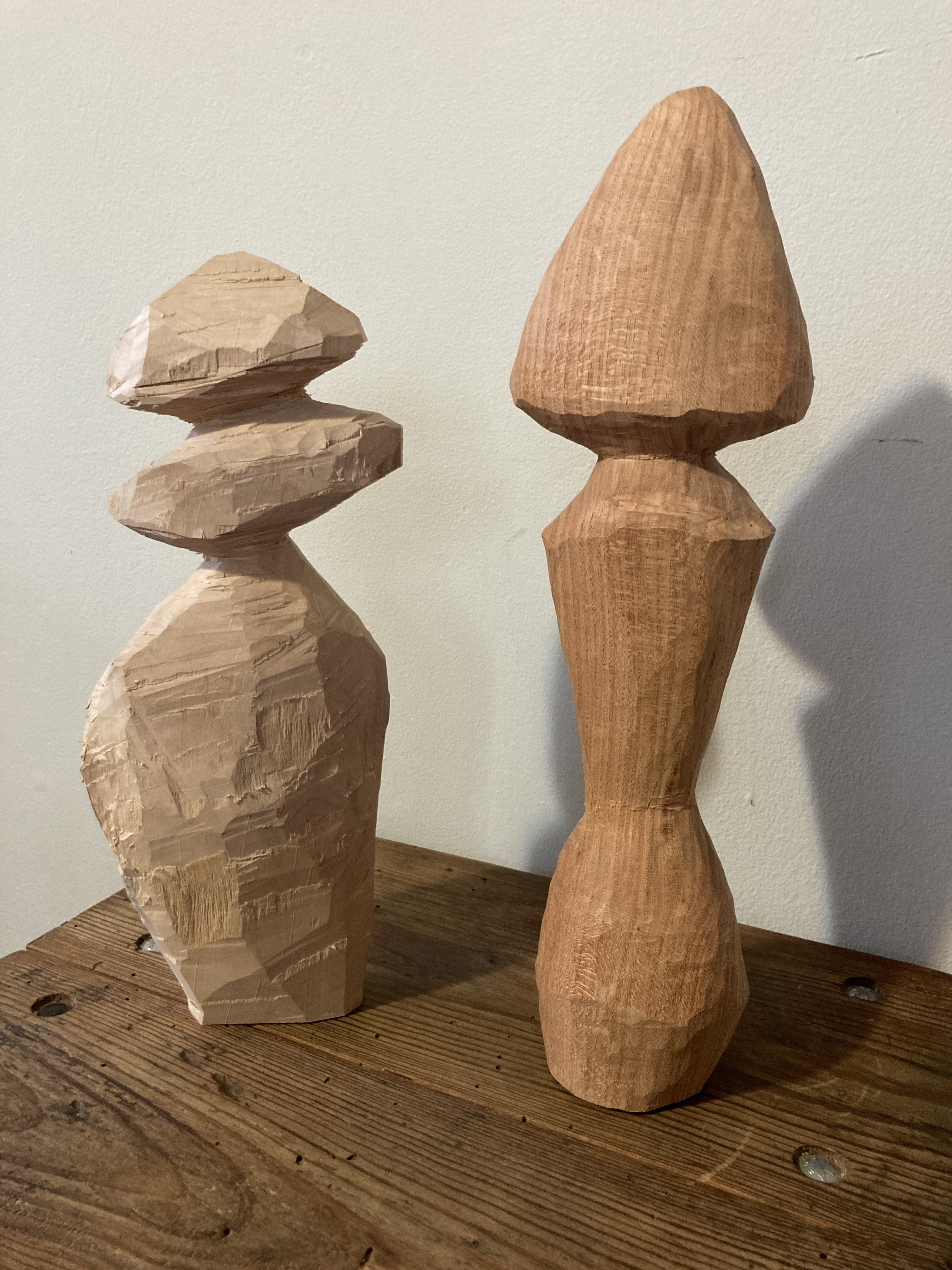 Maple - 12" high - Private Collection, 
Honey Locust - 14" high - $550.