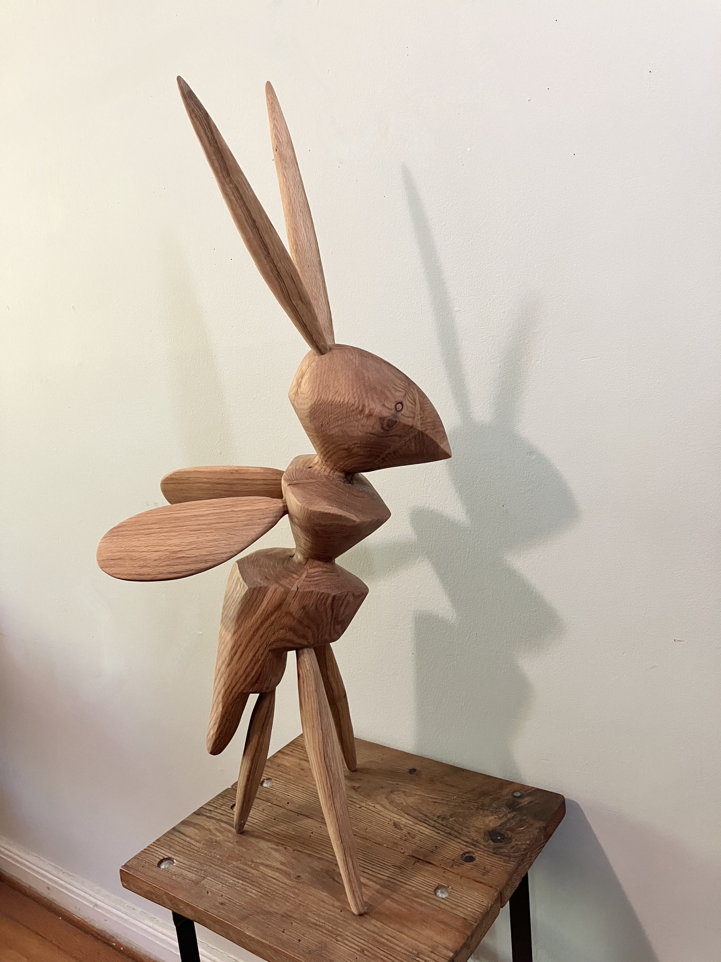 Stinging Wooder (oak) - 33" high - $3000.