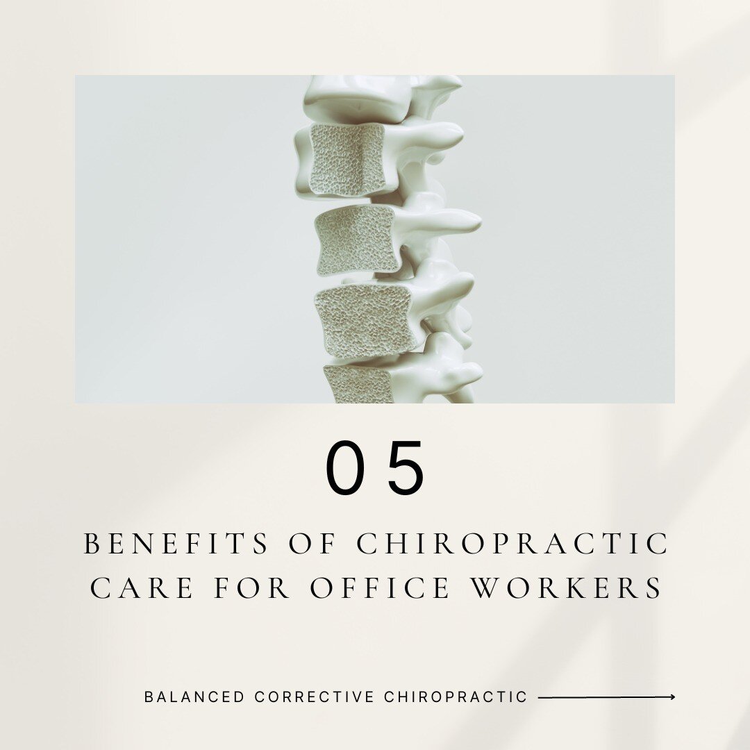 At Balanced Corrective Care, we focus on 𝙘𝙤𝙧𝙧𝙚𝙘𝙩𝙞𝙫𝙚 𝙘𝙖𝙧𝙚, which means we get to the root of a problem and help the body heal itself from any damage it has endured from sitting for long periods of time, daily stress, or exercise, to name