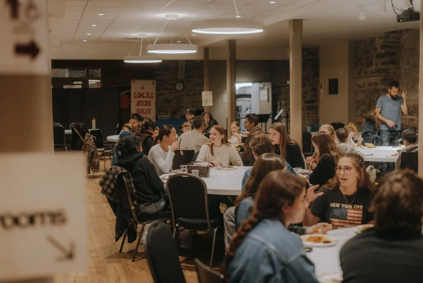 A lot happens around the table.

It's a place of community.
It's a place where new friendships are formed.
It's a place where relationships are deepened.
It's a place where it's safe to cry, laugh and share your heart as we share food.

The table was