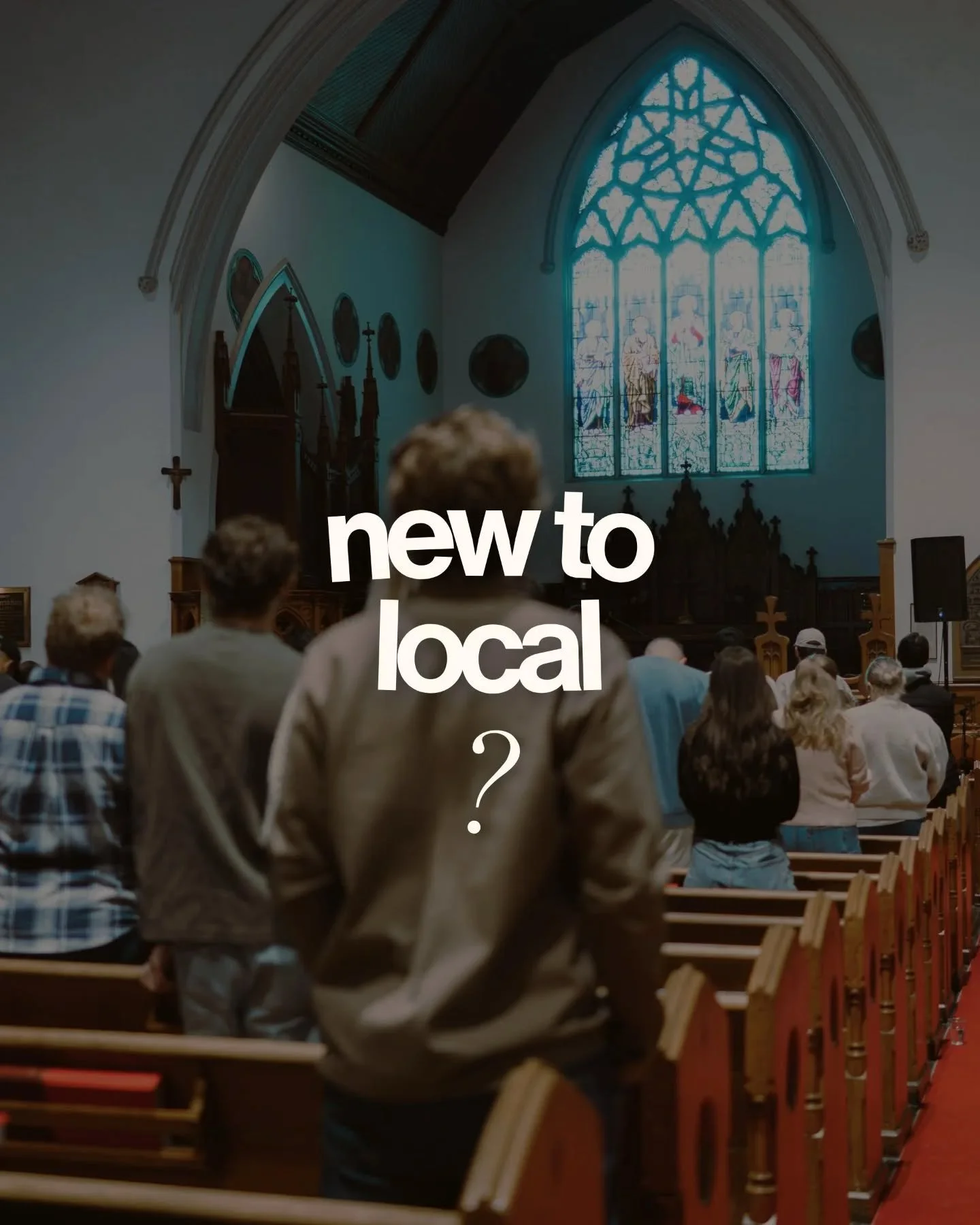 New to local? 

Want to find out more about who we are and what we're about as a church family? 

You're invited to our Newcomers Meet &amp; Greet after the service for refreshments and to hear more in the Augustine College room! 

See you there!