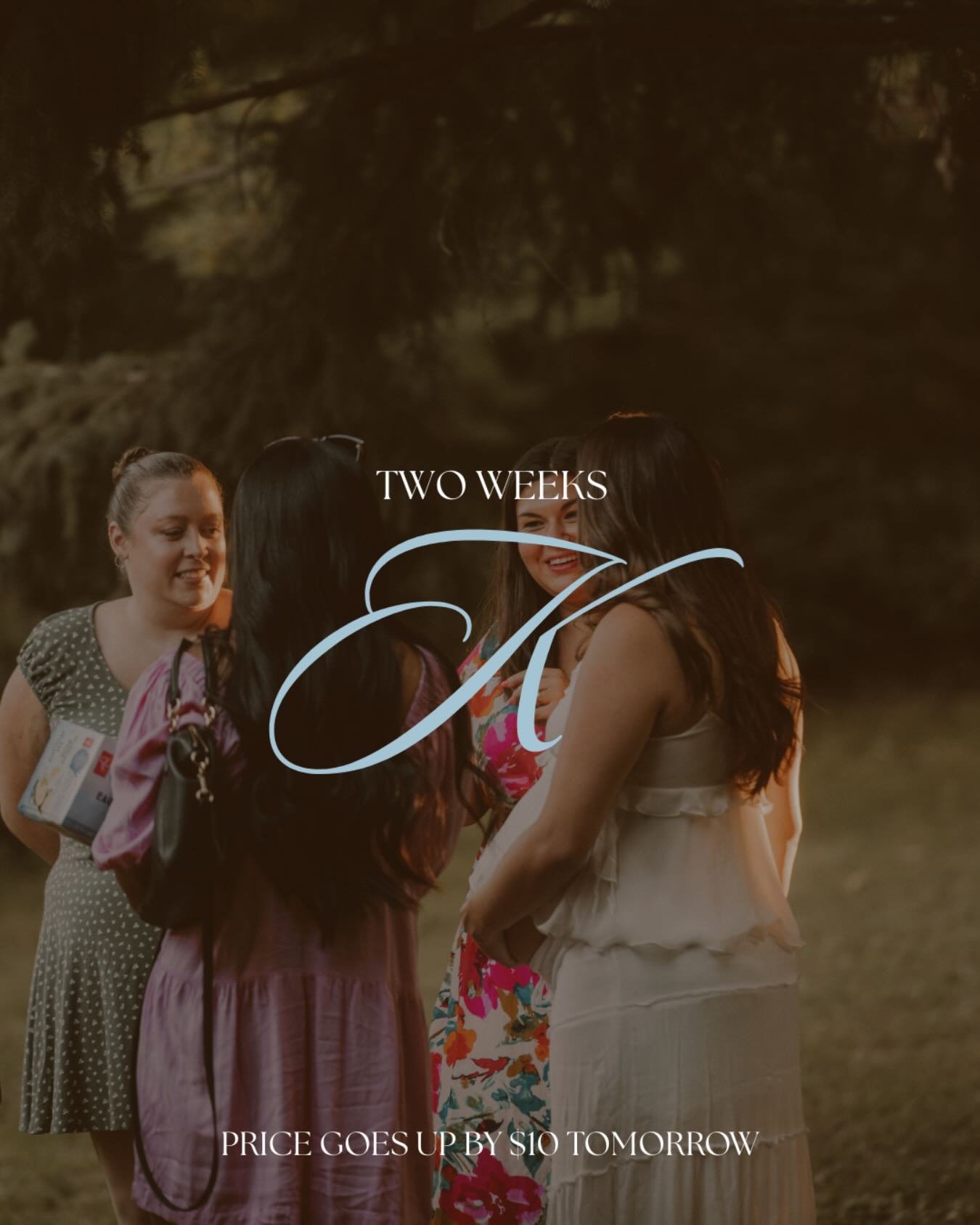 TWO WEEKS TO GO AND WE&rsquo;RE GETTING SO EXCITED! Price goes up by $10 tomorrow, register today for a $35 ticket! We can&rsquo;t wait to gather with you

Date: Saturday, March 28th 
Time: Doors open at 5:30pm (Program begins at 6pm) 
 Location: St.