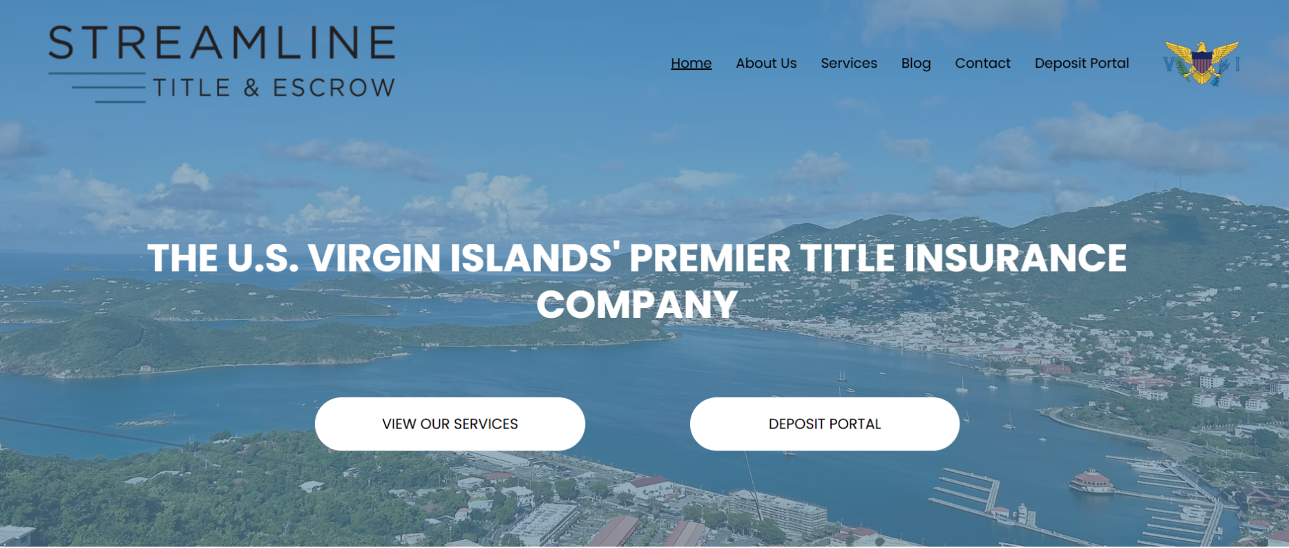 Streamline Title website after