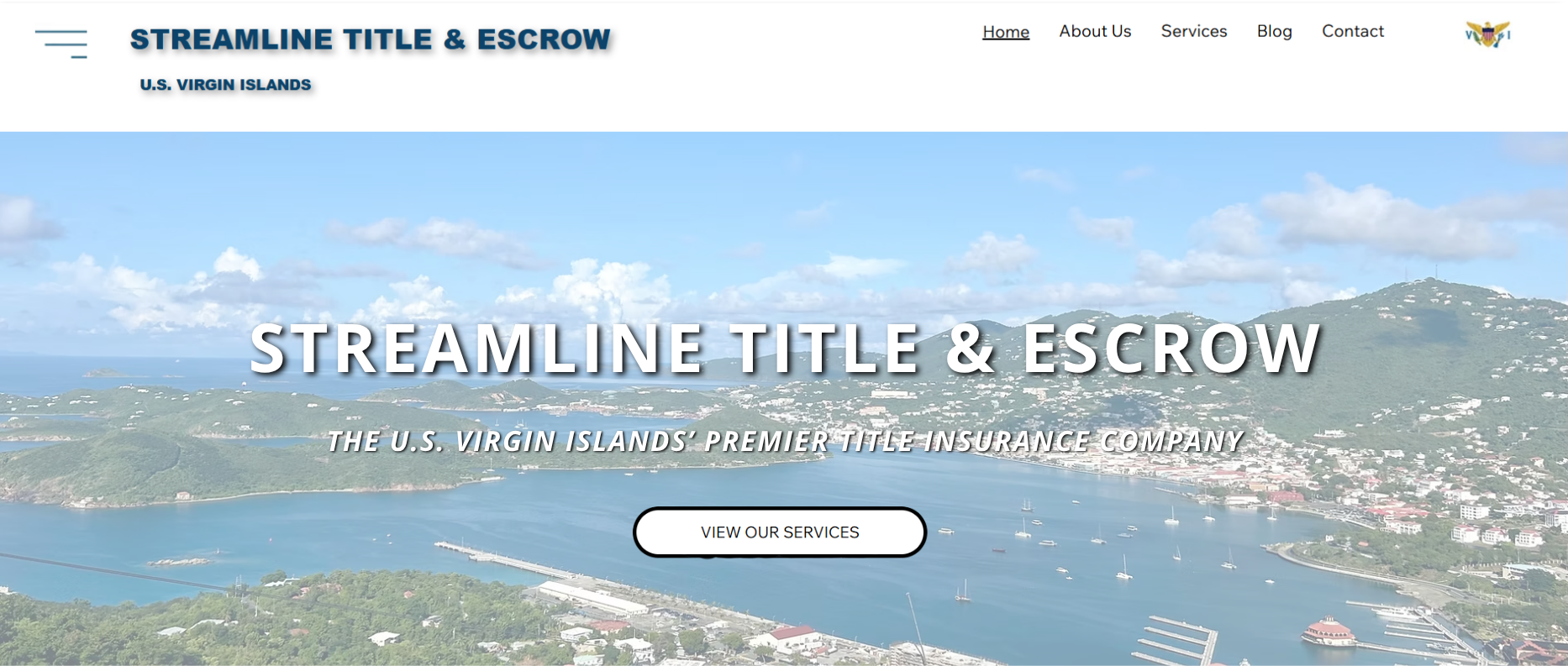 Streamline Title website before