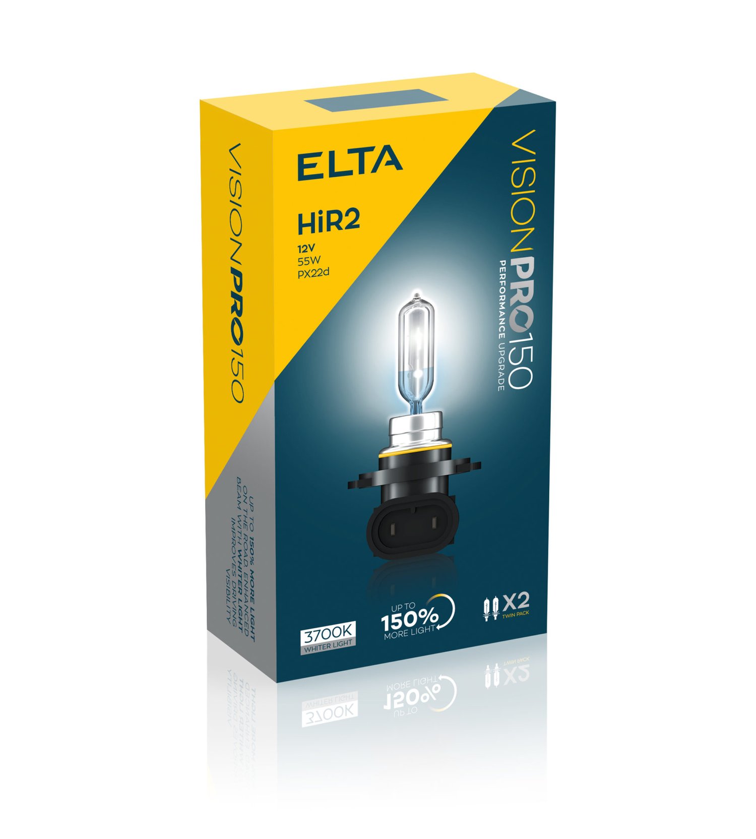 Elta 150% HiR2 Vision Pro Headlight Bulbs — A1 McGanns