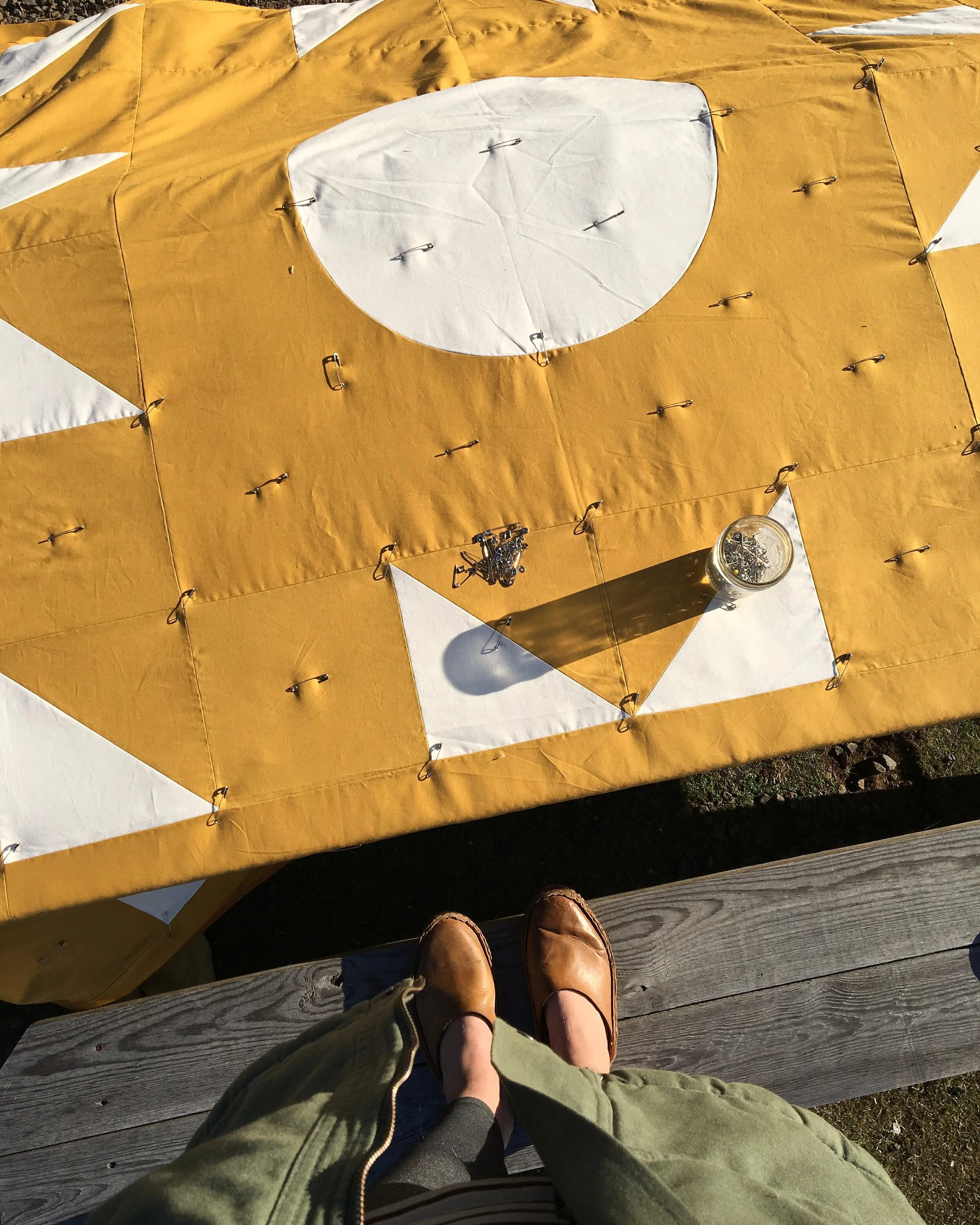 Behind the Scenes: Simple Geometric Quilting