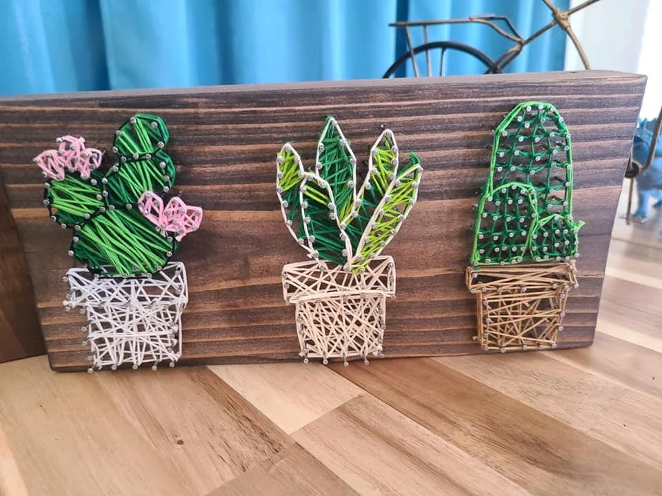 String Art Craft Night: cactus