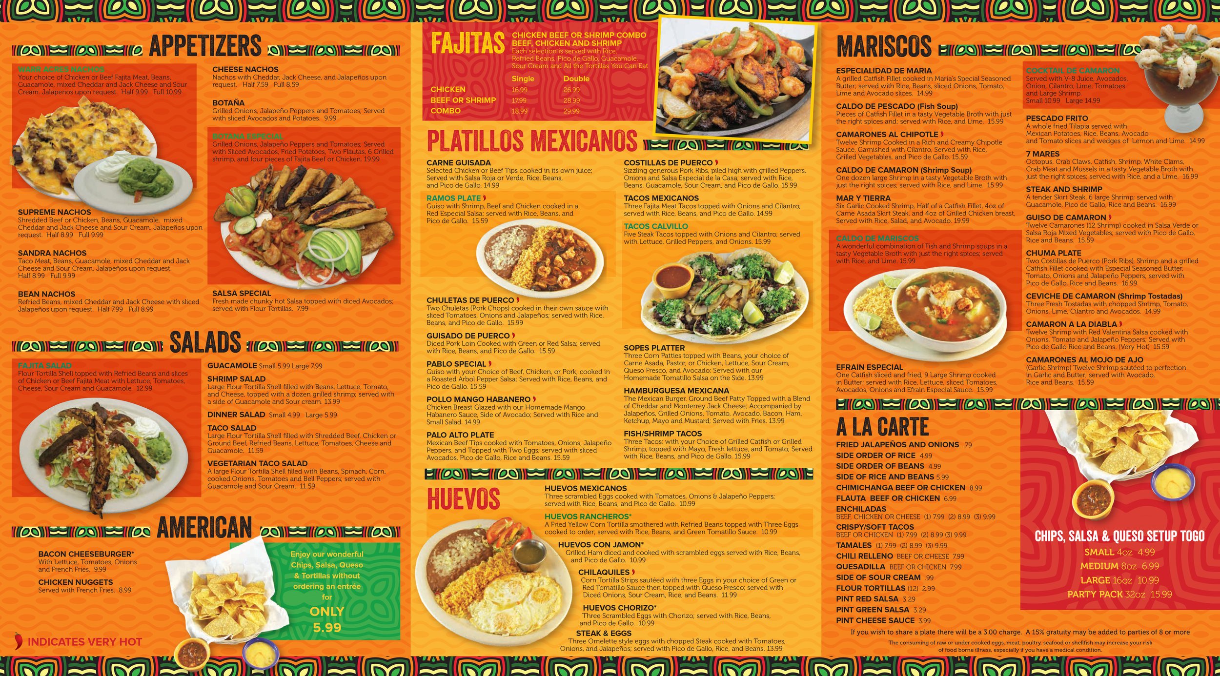 Mexican Restaurant Menu OKC OK Abel s Mexican Restaurant