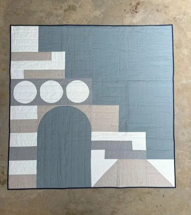 Parikia Throw Quilt - Sample