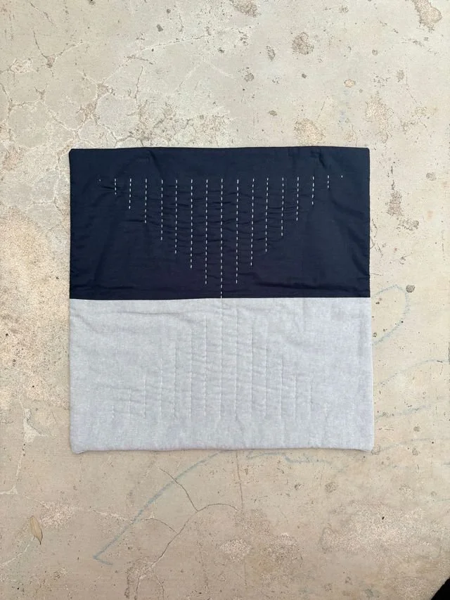 Hand Quilted Pillow Cover - Sample