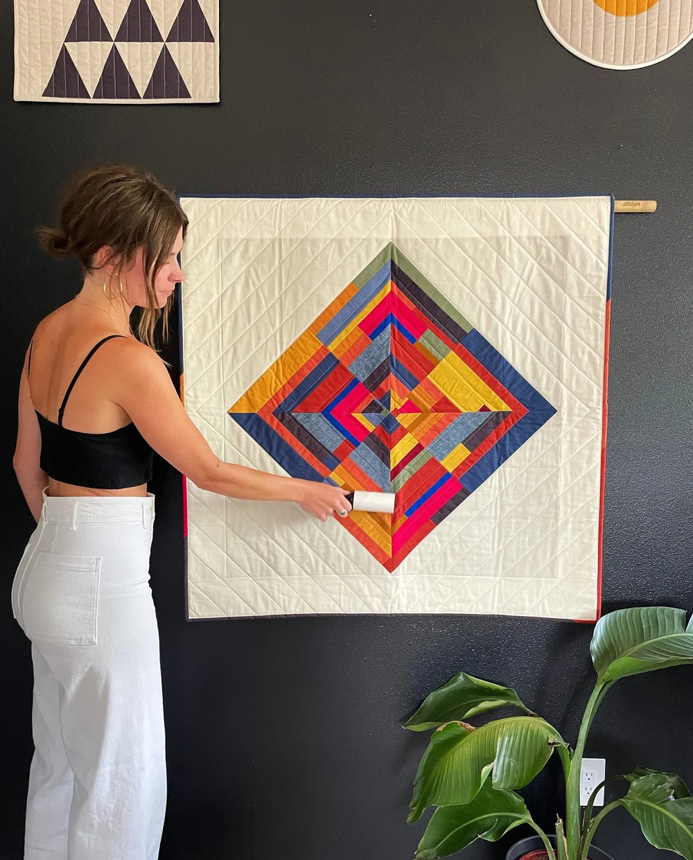 How to hang a quilt on the wall — Vacilando Studios