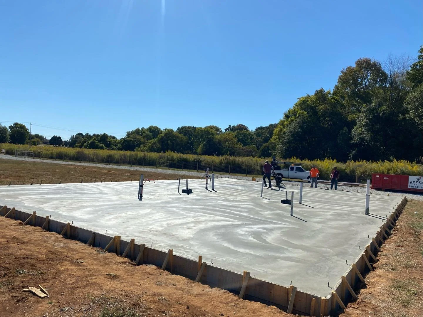 Concrete slab, patios, and building site prep — American Property Works