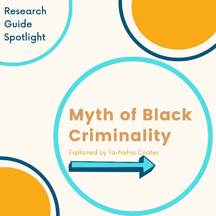 Check out this video on the history of Black Criminality in America, broken down by author and journalist Ta-Nehisi Coates. For more videos and other sources head to our bio and click through our Resource Guide. Share with us any thoughts or question