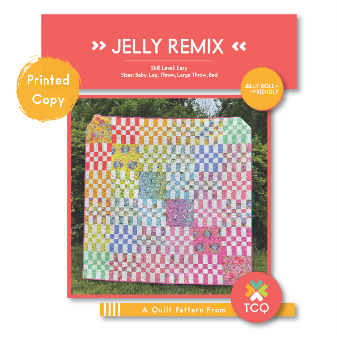 Jelly Remix Quilt Pattern (Physical Printed Copy)