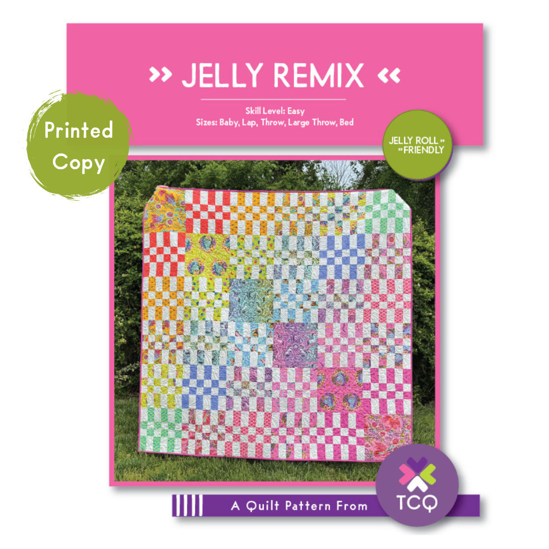 Jelly Remix Quilt Pattern (Physical Printed Copy)