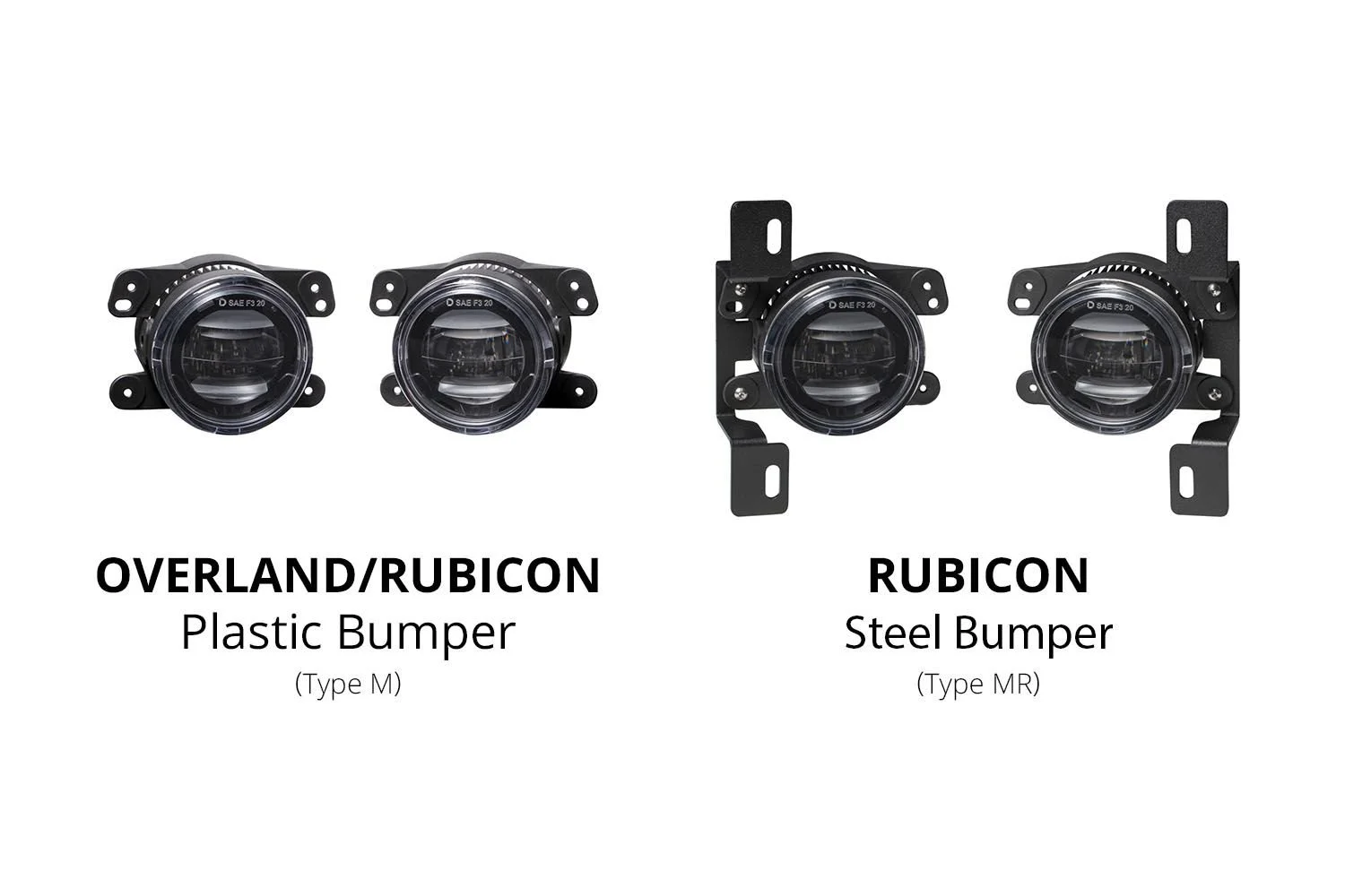 Elite Series Fog Lamps for 2020-2025 Jeep JT Gladiator (pair)