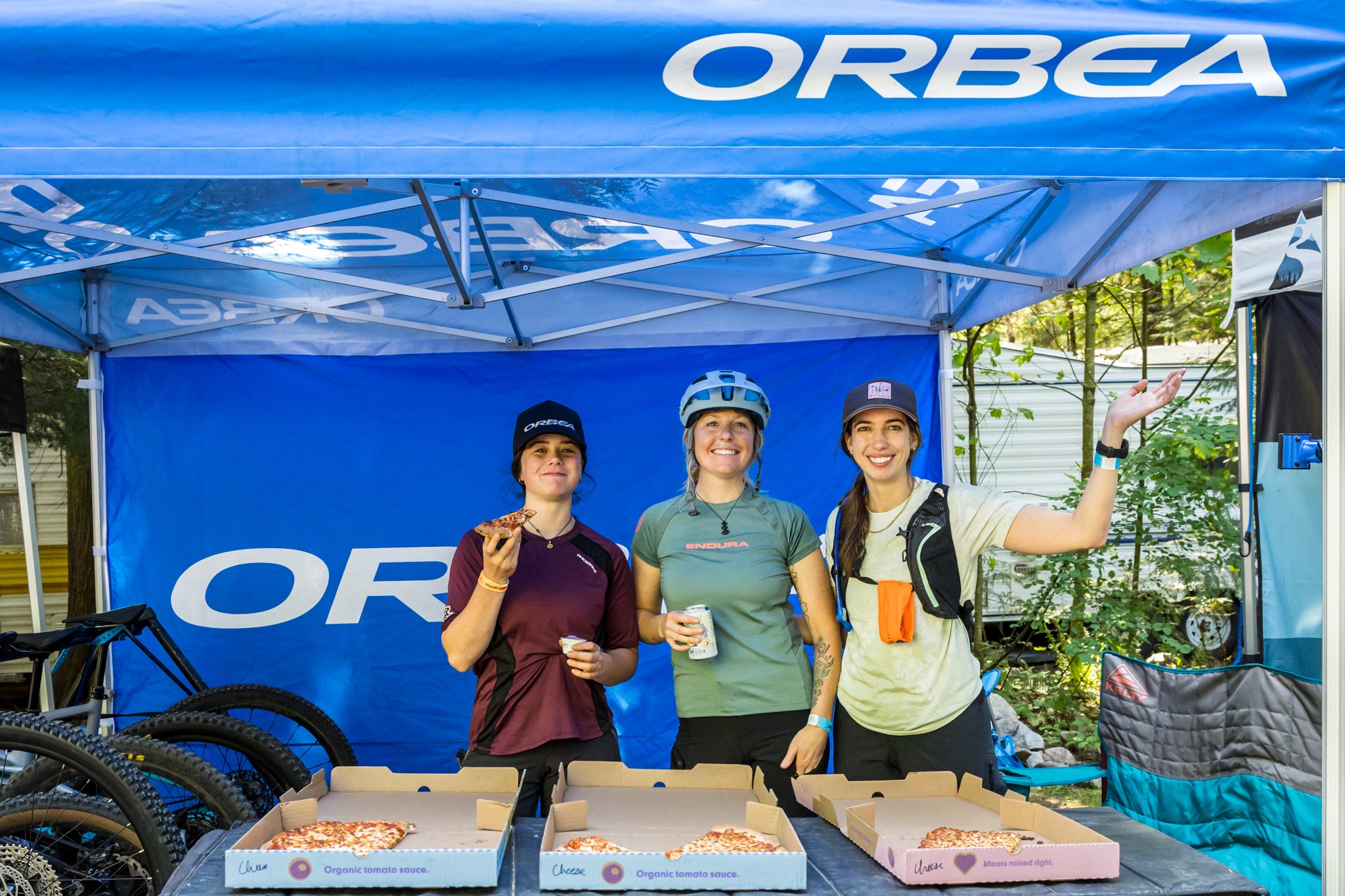  Orbea hosted an après pizza party on Day 1.  