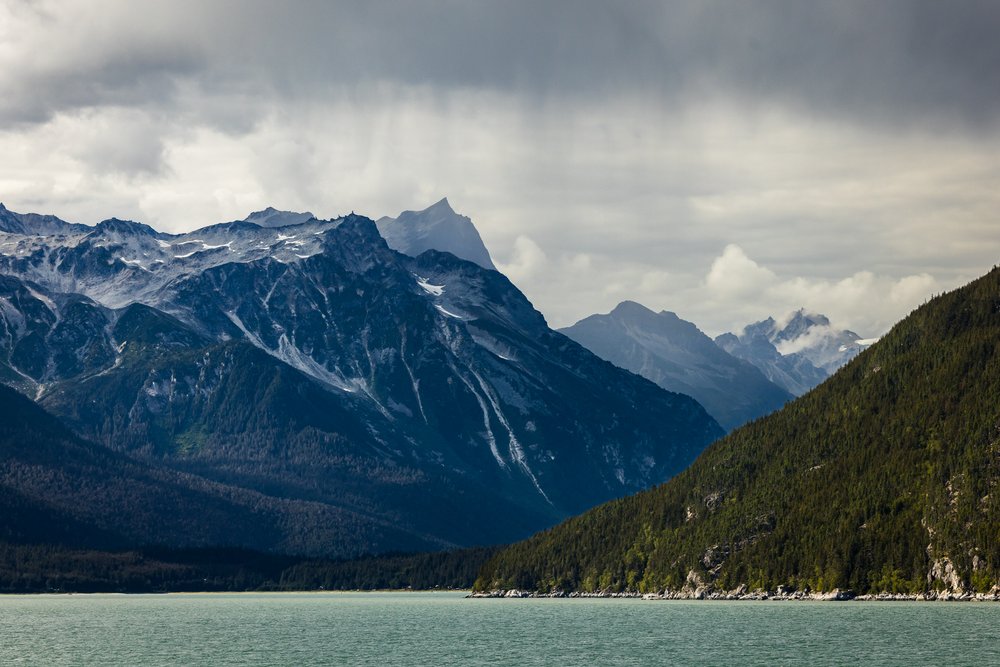  Views from the ferry from Skagway to Haines. 