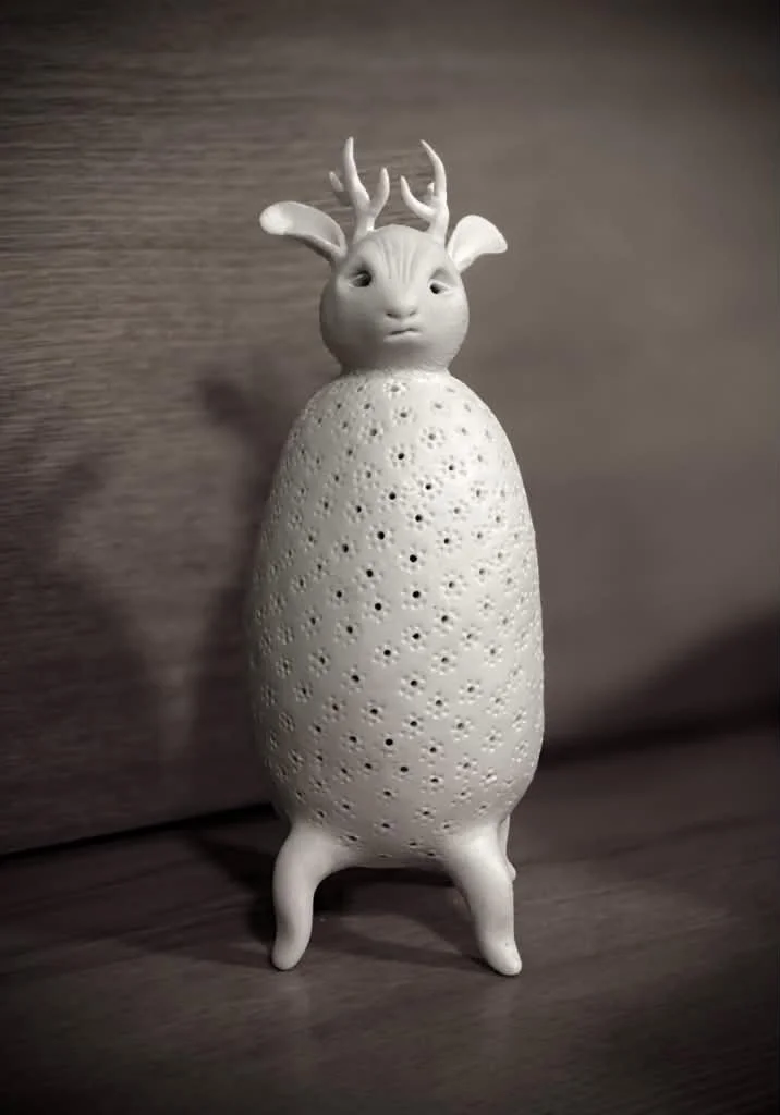 Chameleon, Porcelain, 2026