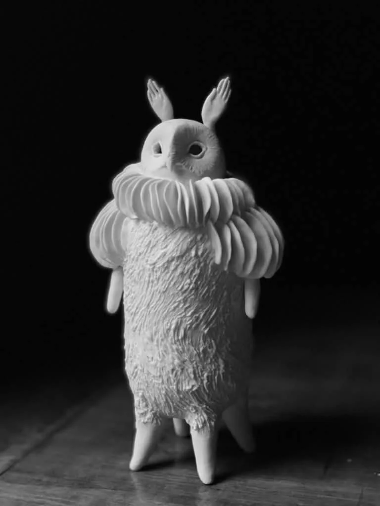 Owl, Porcelain, 2025