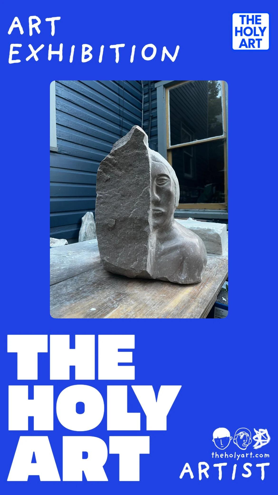 Holy Art Gallery exhibition in Tokyo Flyer