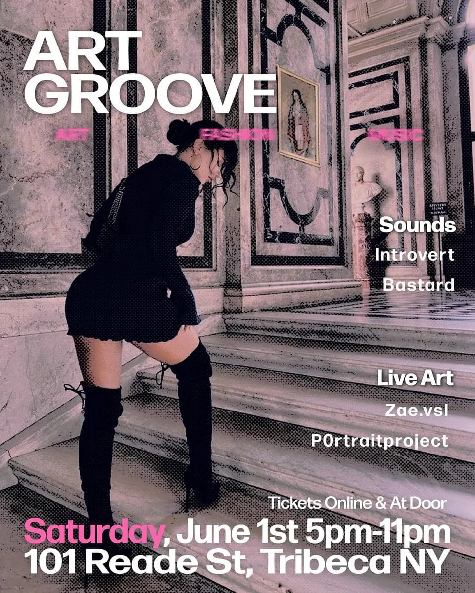 Upcoming show "Art Groove" held in Tribeca in New York 