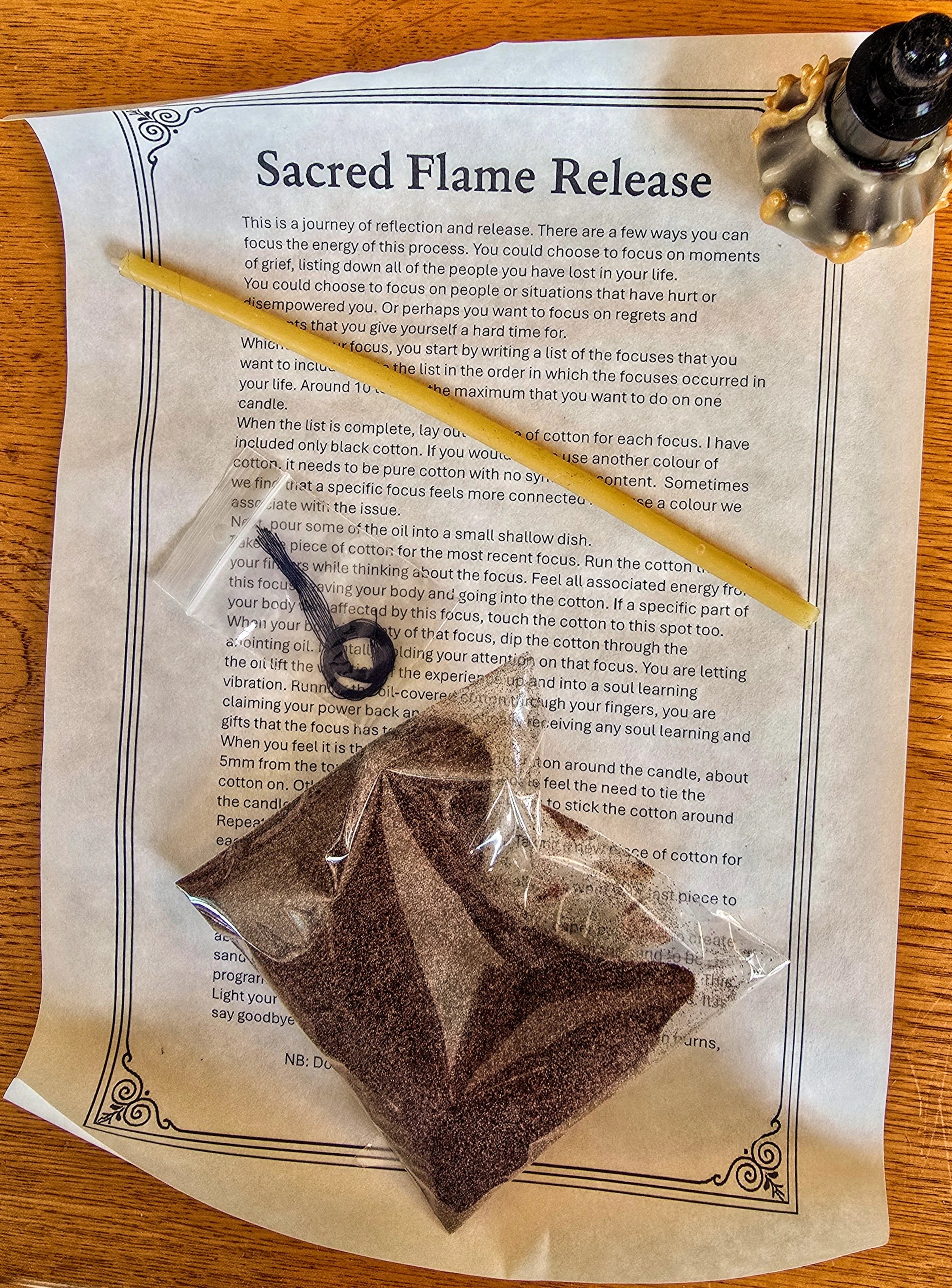 Sacred Flame Grief Release Kit
