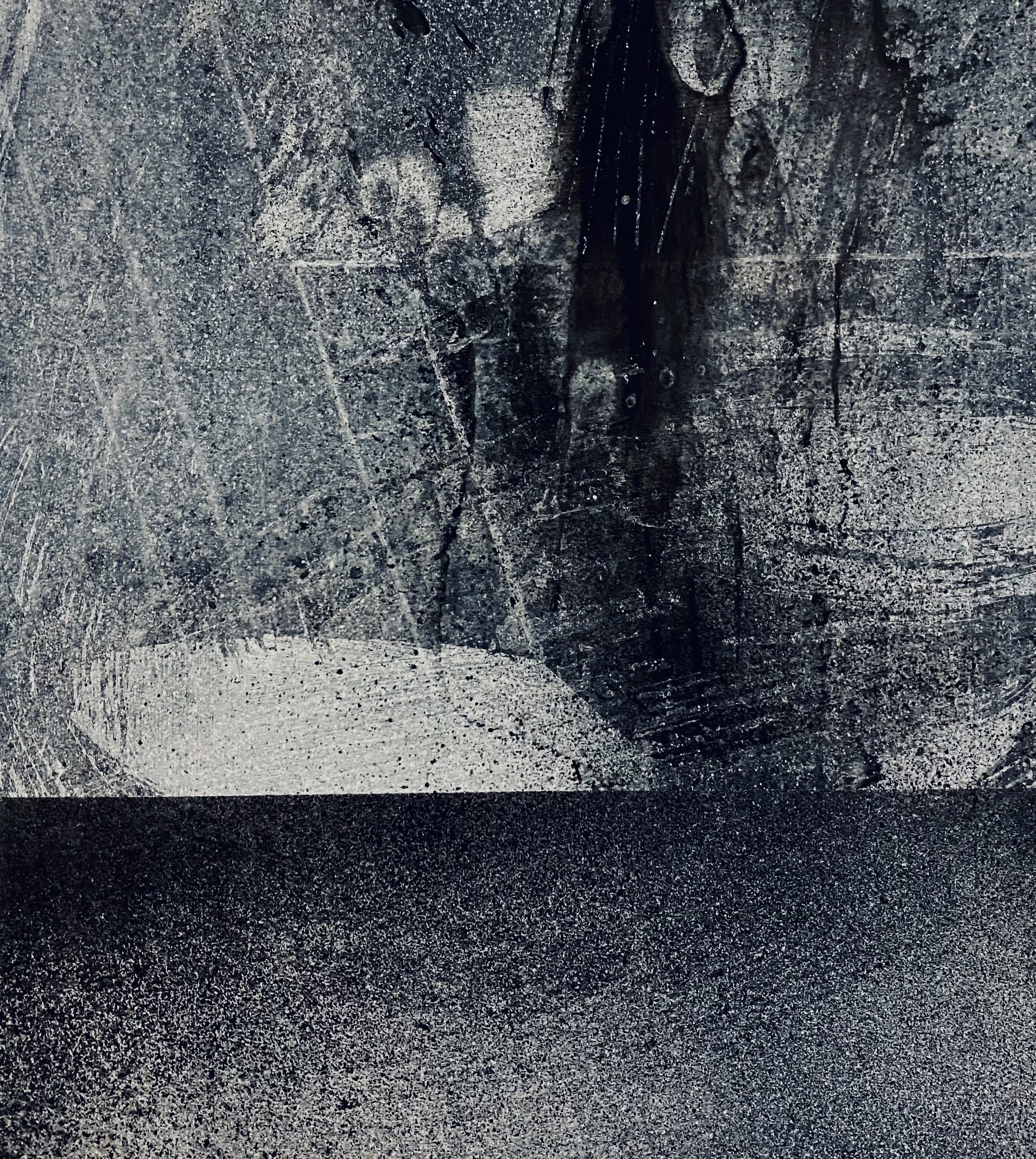 “Four Small Studies for Northwestern (III)” / acrylic paint and charcoal on paper / 9.5 x 10.5 in. or 8 x 9.5 in. / 2025