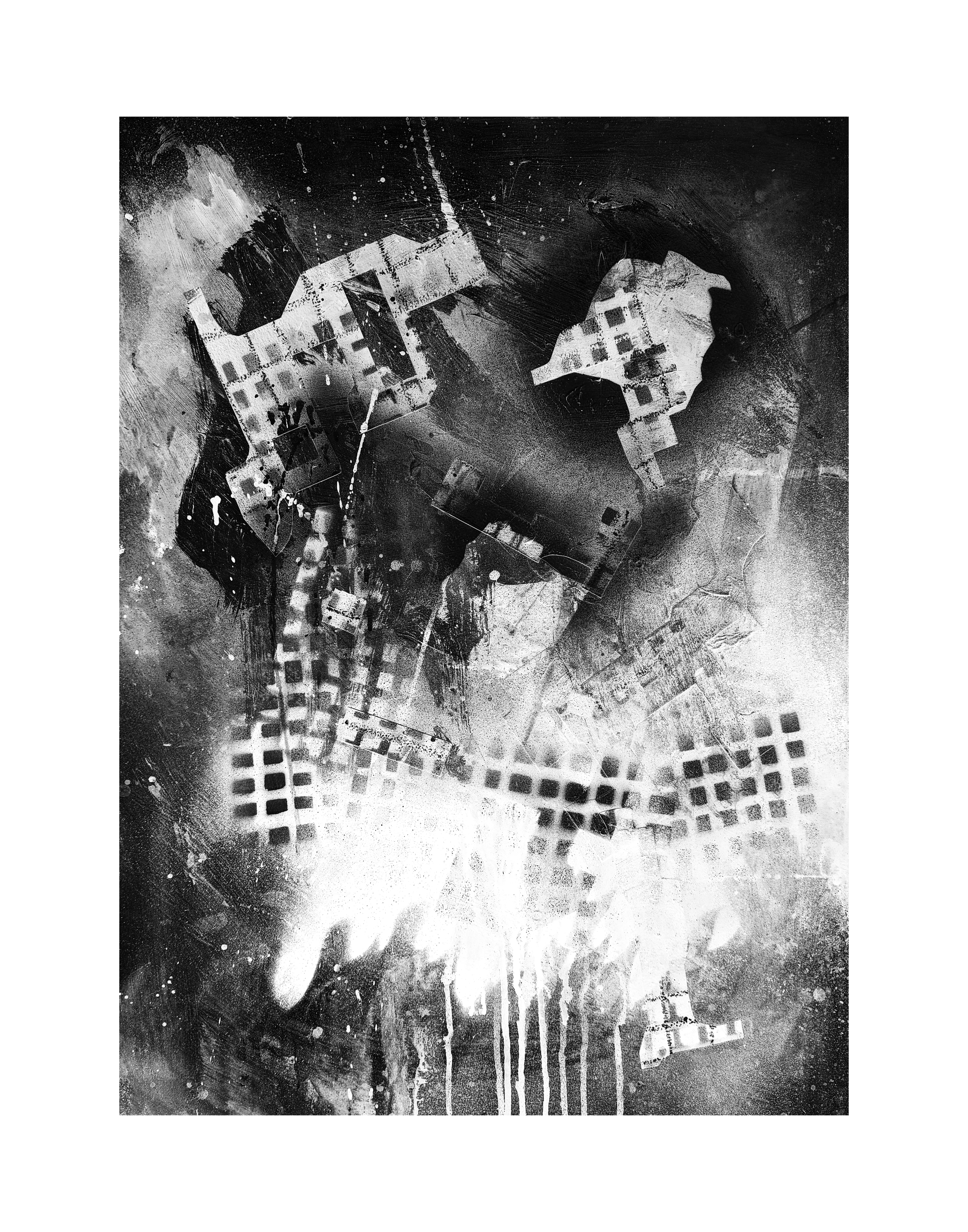 "Front Towards Enemy in Reverse" / digital composition - limited edition print / 11 x 14 in. / 2026