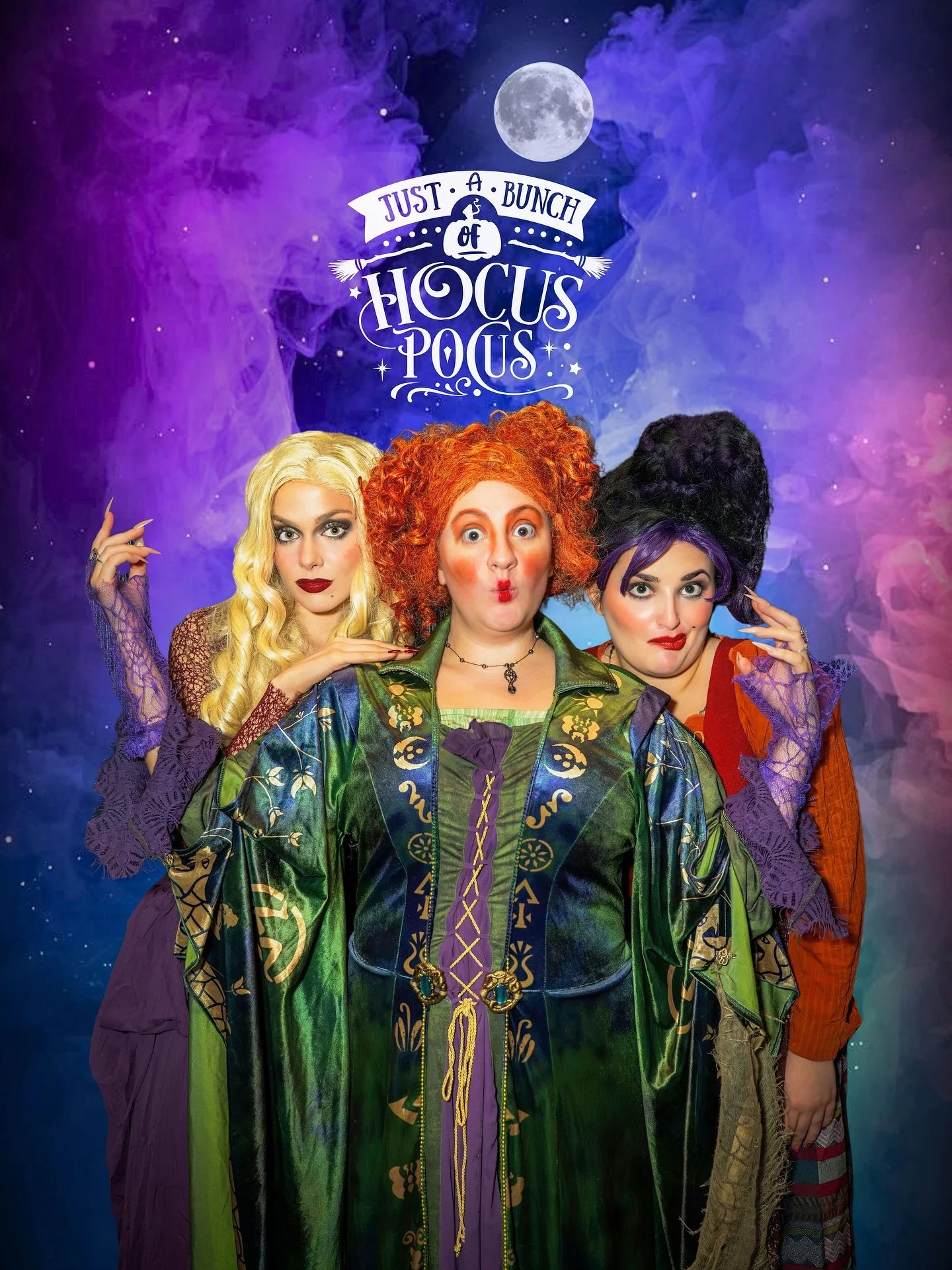 Oh look&hellip; another glorious photoshoot!🌙💜🐈&zwj;⬛ 

A night full of spells, laughs, and witchy fun!

This Hocus Pocus session was pure MAGIC✨🧙&zwj;♀️ 

Thanks to @tylercirulnick @laurencarolynjones @nicole.oliva.soprano 📸 

#HocusPocusPhotos