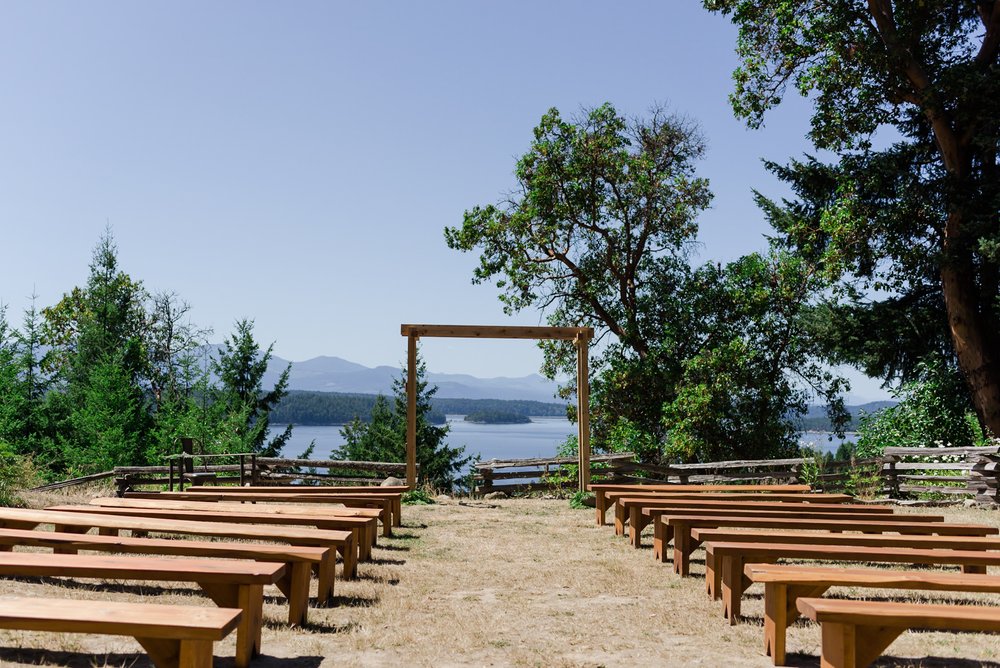 wedding ceremony location at bodega ridge