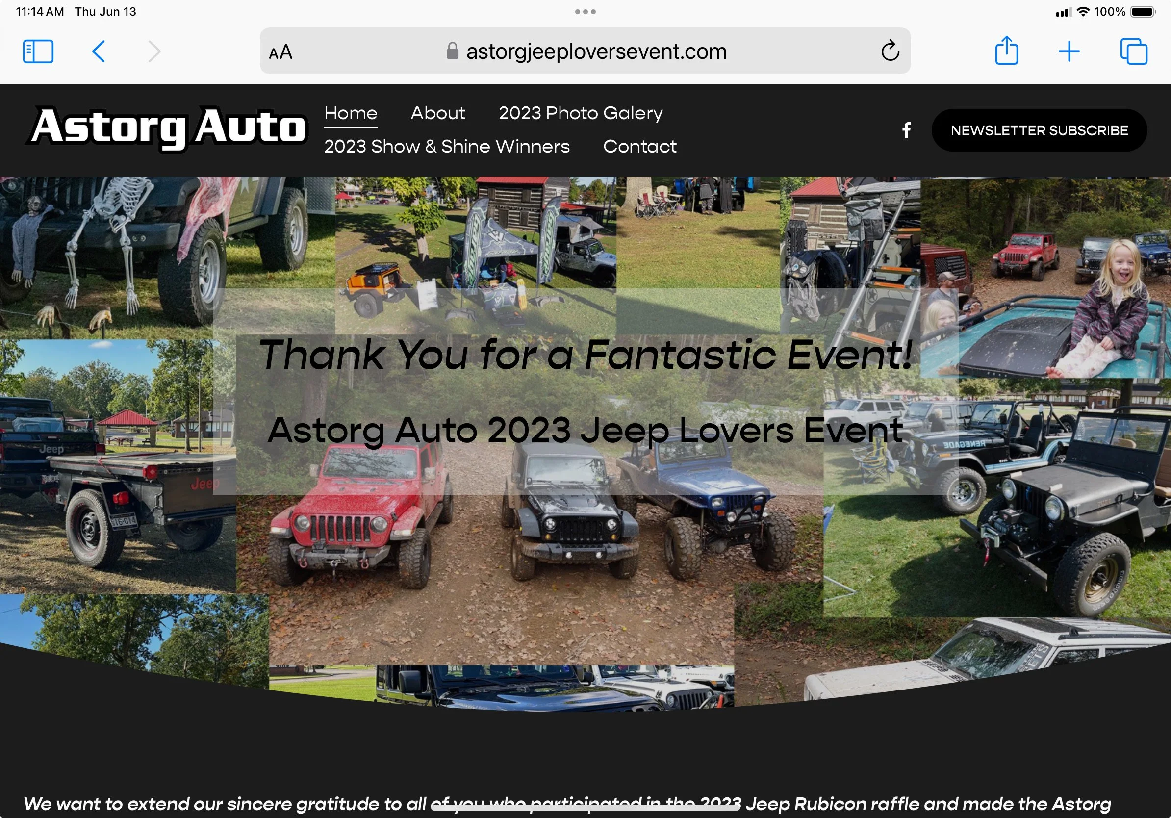 Astorg Auto Jeep Lovers Event