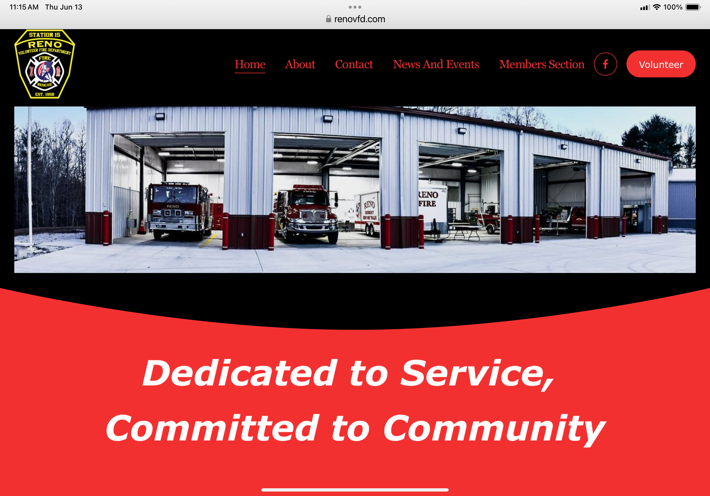 Reno Volunteer Fire Department