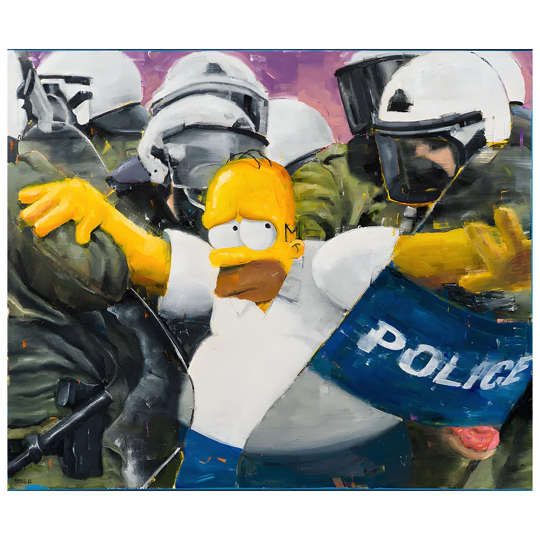 funnytummy art homer simpsons doughnut disturbance print ready to hang.jpg