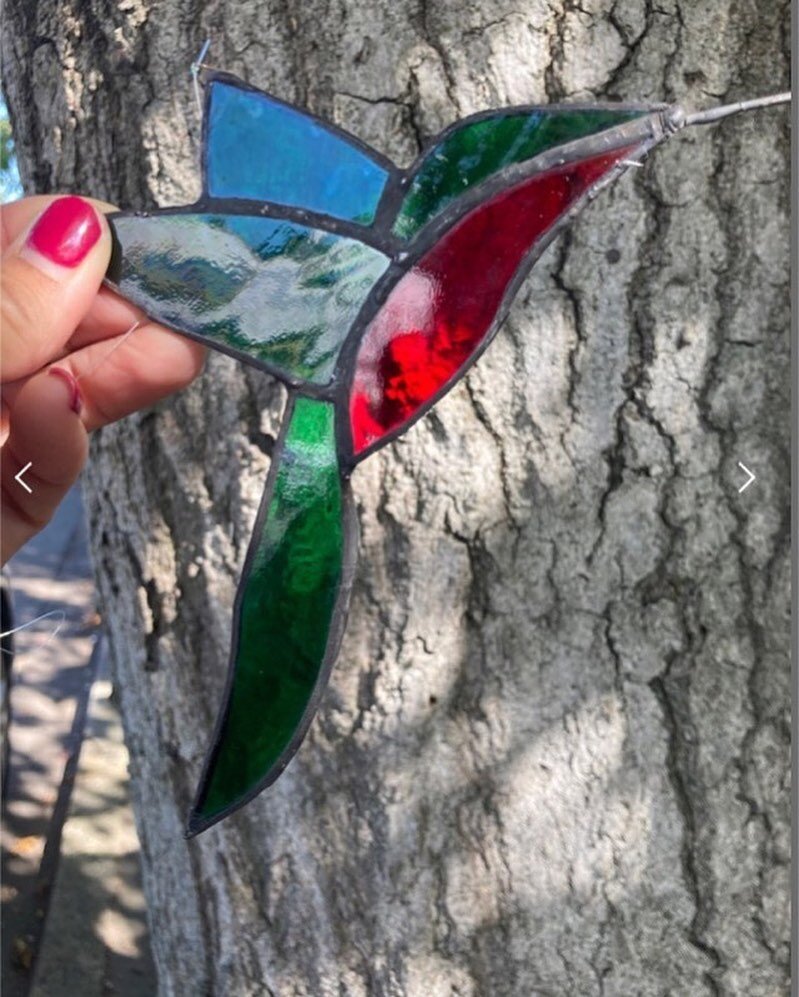 Stained glass workshop series today 9/6 and Wednesday 9/7. The class includes 2 nights of instruction and use of all related tools.

Choose from 4 different sun catcher designs.  Photo is for example only. 

On the last class evening, students will l