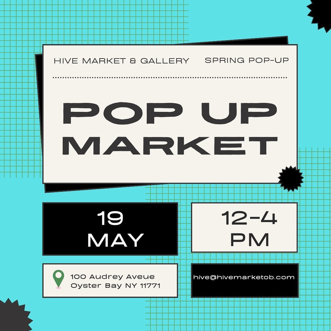 🎉🛍️ Vendor Showcase: Local Treasures 🛍️🎉

Join us this Sunday for a  Pop-Up Event at the Hive from 12 PM to 4 PM! 🌟  If you&rsquo;re a local independent creator, artist, or craftsperson and would like to join us,  DM or us email us hive@hivemark