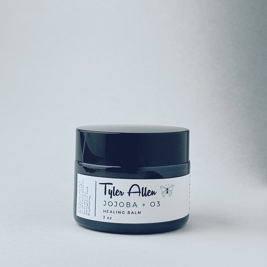 Jojoba + O3
-healing face balm