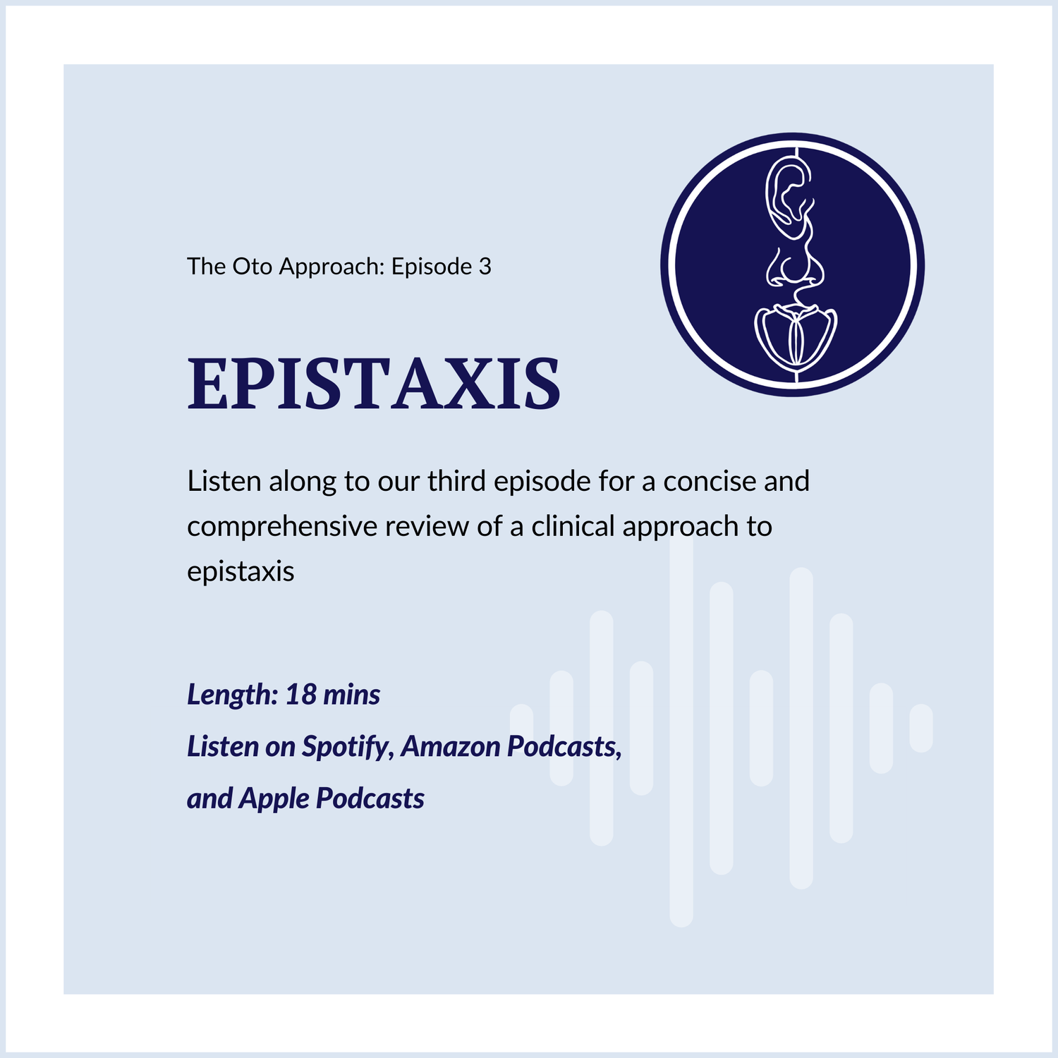 Epistaxis episode artwork
