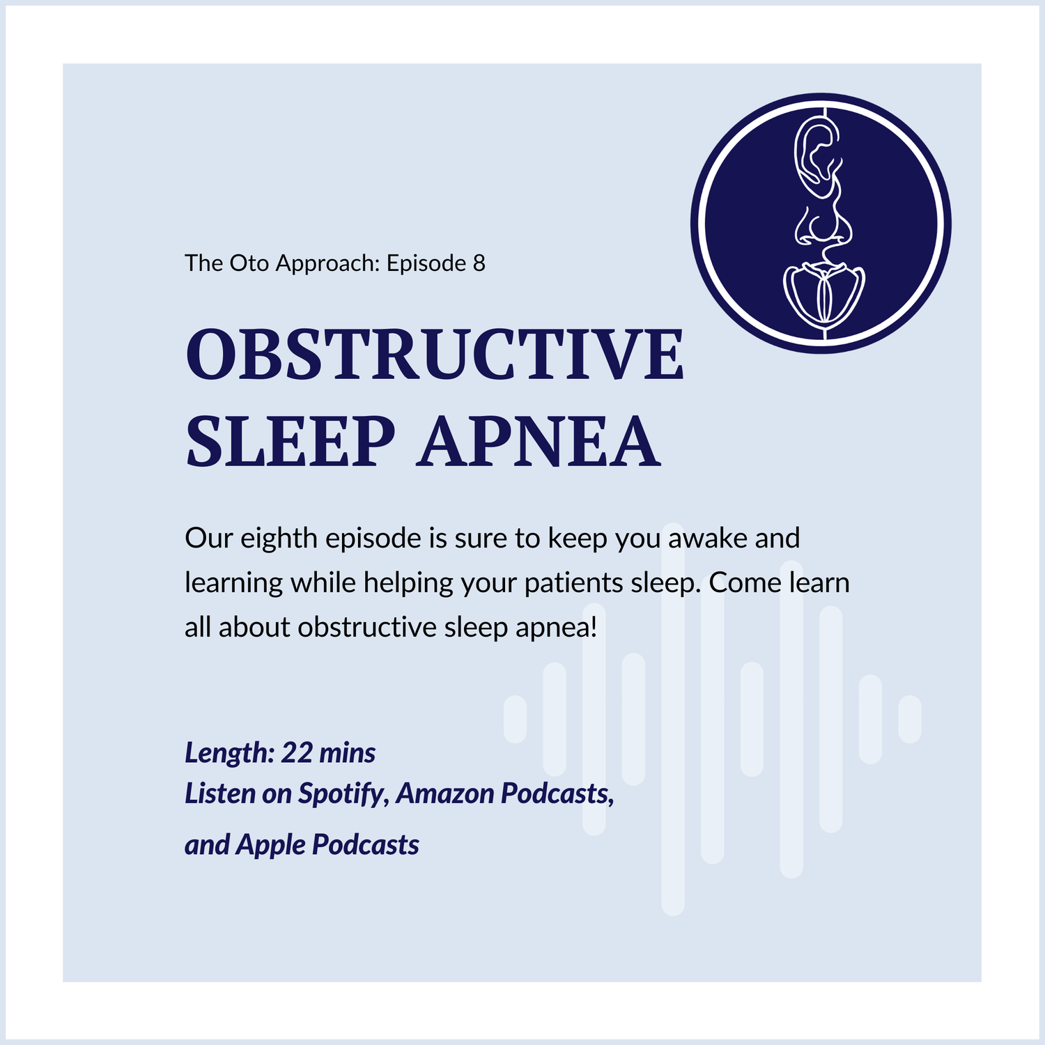 Obstructive Sleep Apnea episode artwork