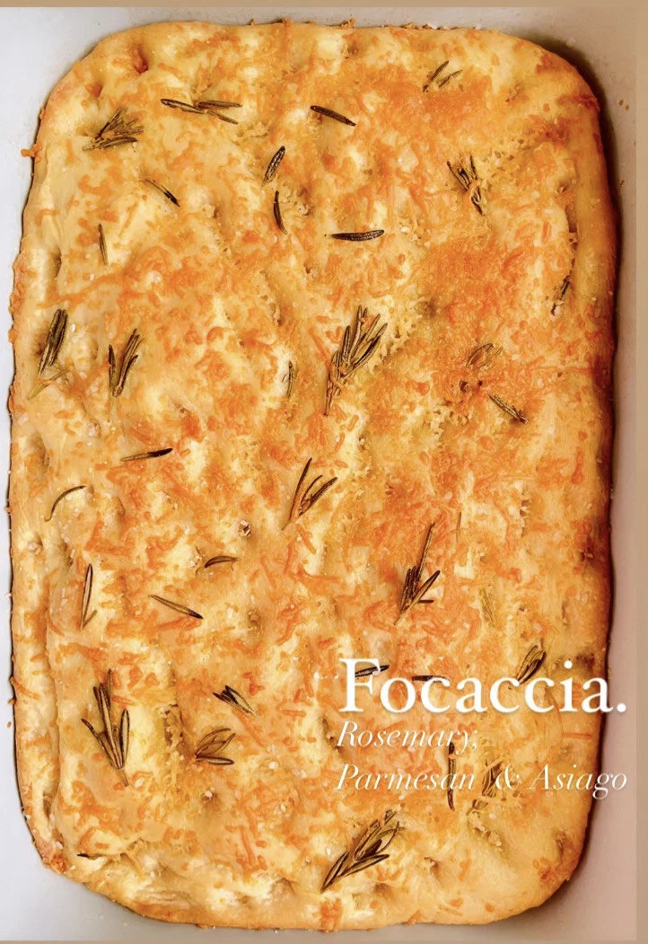 Focaccia bread with rosemary, parmesan & asiago cheese — iKneaditdough