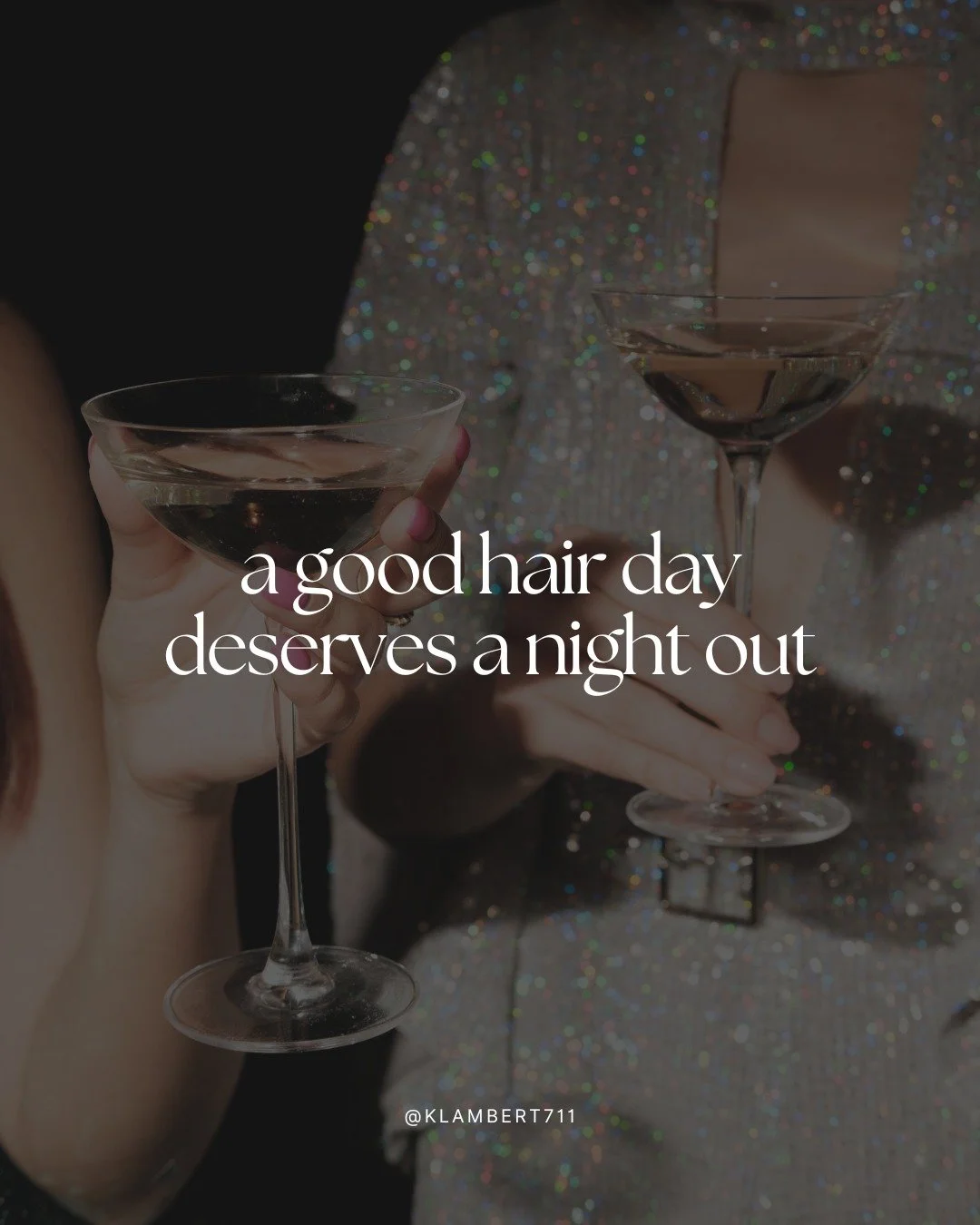 💃 &ldquo;Good hair = instant plans. Who&rsquo;s buying the first round?&rdquo;
✨ &ldquo;Luxury hair deserves luxury nights out.&rdquo;
🍷 &ldquo;When your hair looks this good, staying in isn&rsquo;t an option.&rdquo;
👑 &ldquo;Your crown deserves t