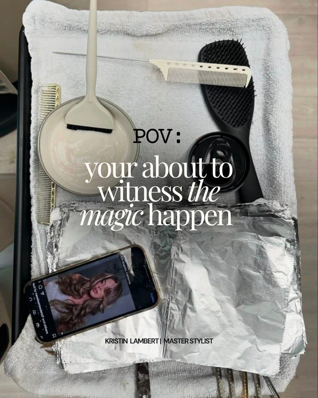 You&rsquo;re about to witness the magic happen ✨💁🏼&zwj;♀️

Foils are in, inspo pic is ready, and this transformation is about to be chef&rsquo;s kiss. There is nothing I love more than taking your vision and turning it into beautiful, dimensional, 