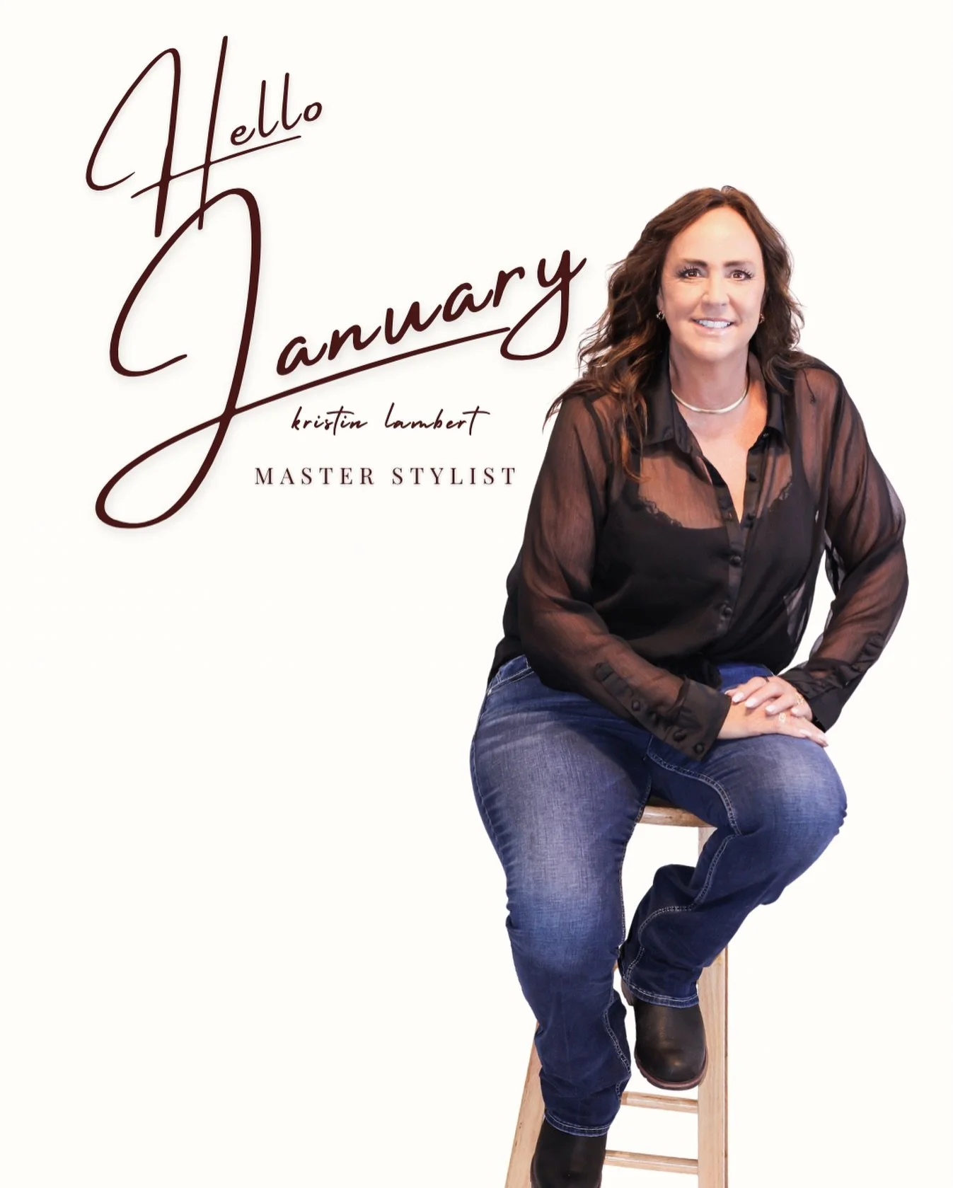 Hello January ✨
New year, same obsession with great hair.

If we&rsquo;re just meeting&mdash;hi, I&rsquo;m Kristin 💁🏼&zwj;♀️
Master Colorist + Extension Specialist, lover of seamless Genius Wefts, dimensional color, and hair that makes you feel ins