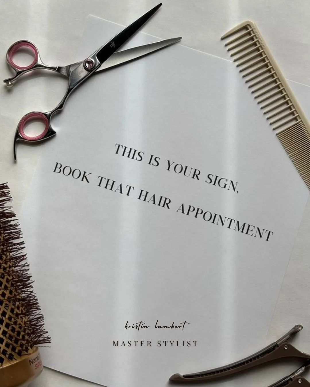 This is your sign 🚨
Better hair = better mood = better everything.
Let&rsquo;s fix it.
👉 DM me to book your next appointment 💁🏼&zwj;♀️✨