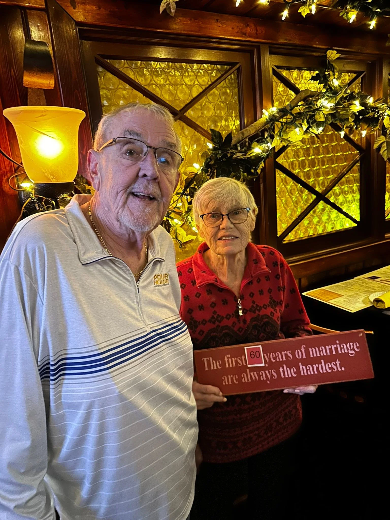 &hearts;️Celebrated these 2 youngins anniversary last night at Palmers &hearts;️ 
We think it&rsquo;s 61 years but not exactly sure‼️