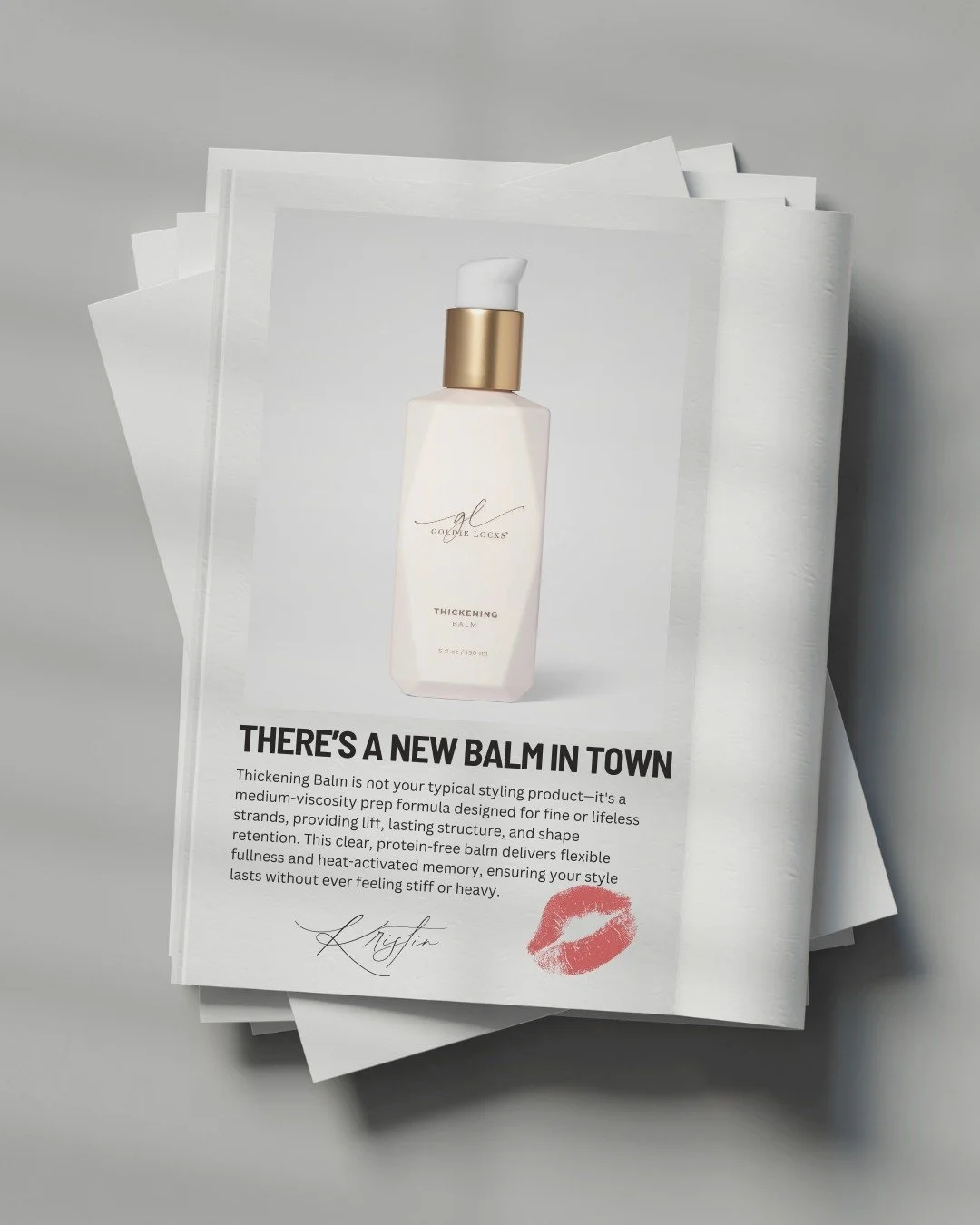 New obsession in the salon&hellip; Goldie Locks Thickening Balm. ✨

If you want that fuller, thicker blowout look, this little bottle is magic. It adds body, strengthens the hair, and gives that soft, bouncy volume without feeling sticky or heavy.

P